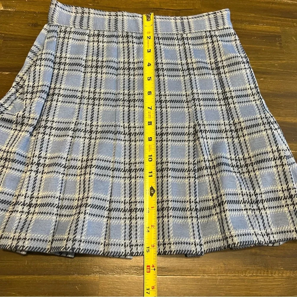Free People Honey Pleated Skirt Blue Ocean - Picture 8 of 10